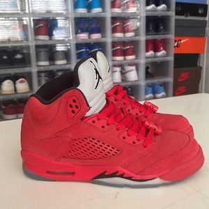 Nike Air Jordan 5 Retro Red Suede sneakers